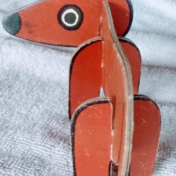 20% OFF  Vintage 3D 4-Puzzle Cartoon Animals Set – c 1960s - Picture 10 of 15